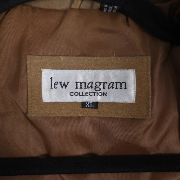 Lew Magram Western Jacket Womens XL Brown Suede Leather Embroidered Fringe Aztec - Picture 13 of 16